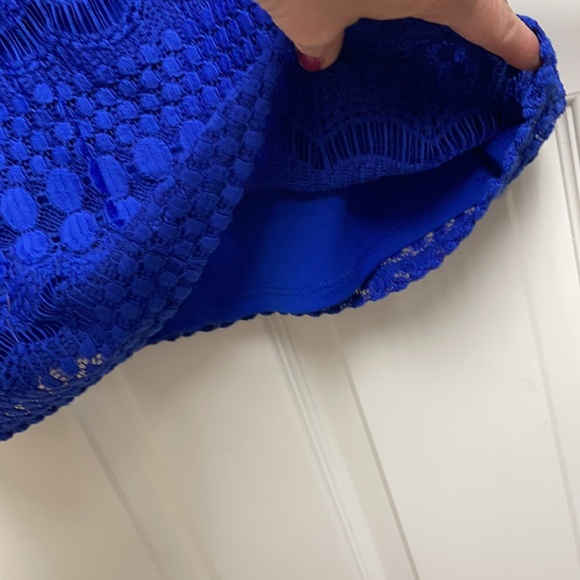 Tiana B. Royal Blue lace shift dress - Picture 5 of 6